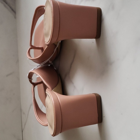 A New Day Annette Heeled Sandals in Taupe Size 6.5 - Picture 6 of 7